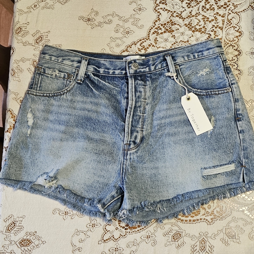 Blue Denim Women's Shorts